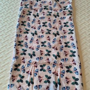 Butterfly baby blanket